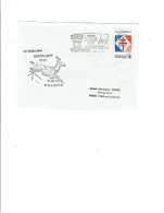 83800 TOULON NAVAL 2  SECAP 29/3/1991 Avec Empreintes Opération DAGUET Guerre Du Golfe TCD Foudre & Flotille 22F    1425 - Maschinenstempel (Werbestempel)