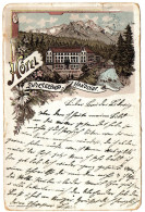 1.5.12 AUSTRIA, SALZBURG (?), ZIESELBAD, HANDLHOF, 1897, POSTCARD (FOLD BOTTOM RIGHT CORNER - Sonstige & Ohne Zuordnung