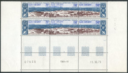 TAAF - PA N°36A  10EME ANNIVERSAIRE DE LA BASE ALFRED FAURE - PAIRE DE 2 TRIPTYQUES - COIN DATE 15.10.73 - Unused Stamps