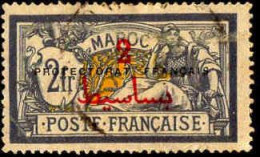 Maroc (Prot.Fr) Poste Obl Yv: 52 Mi:16 Merson (cachet Rond) - Used Stamps