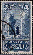Maroc (Prot.Fr) Poste Obl Yv: 70 Mi:28 Chella Porte (Beau Cachet Rond) - Gebraucht