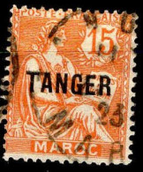 Maroc (Prot.Fr) Poste Obl Yv: 87 Mi:6 Mouchon Typ2 Retouché (TB Cachet Rond) - Used Stamps