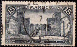 Maroc (Prot.Fr) Poste Obl Yv: 68 Mi:26 Fez Bab-Segma (Beau Cachet Rond) - Gebraucht