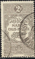 Maroc (Prot.Fr) Col-Post Obl Yv: 9 Mi:9 Colis-Postaux (TB Cachet Rond) - Oblitérés