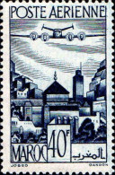 Maroc (Prot.Fr) Avion N** Yv: 61 Mi:269 Remparts De Salé Moulay Idriss - Airmail