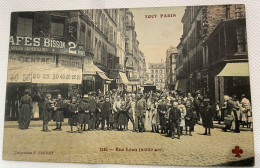 CPA Collection Fleury Tout Paris 18 Rue LEON Animation Enfants 1905 Bousquet St Cyr Dourdan - Paris (18)