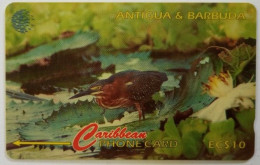 Antigua And Barbuda EC$10 GPT 104CATB - Green Backed Heron - Antigua U. Barbuda