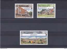 JERSEY 1987 EUROPA, Architecture Moderne Yvert 400-402, Michel 405-407 NEUF** MNH Cote 3,90 Euros - Jersey