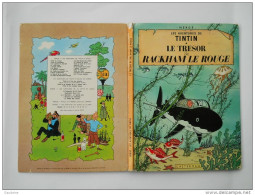 TINTIN - LE TRESOR DE RACKHAM LE ROUGE - B40 - 1973 - ETAT MOYEN - Tintin