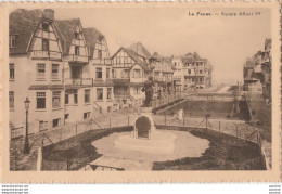 H31- LA PANNE - SQUARE ALBERT  1 Er  - (2 SCANS) - De Panne