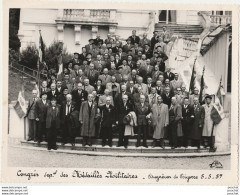 65) BAGNERES DE BIGORRE LE 5/5/1957 - PHOTO ALIX - CONGRES SPECIAL DES MEDAILLES MILITAIRES - (2  SCANS) - Bagneres De Bigorre