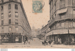 H21-75) PARIS (XVIII°)  LA RUE FLOCON - (PHARMACIE DU NORD G. CAILLAUD - CAFE BRASSERIE  AU GRAND COMPTOIR MIOTTON)- - Arrondissement: 18