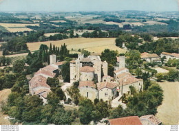 H20- 32) LARRESSINGLE (GERS)  VUE AERIENNE  CHATEAU ET VILLE FORTIFIEE  - (2 SCANS) - Other & Unclassified