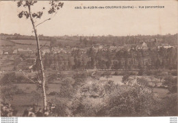 H18- 72) SAINT AUBIN DES COUDRAIS (SARTHE) VUE PANORAMIQUE  - (2 SCANS) - Autres & Non Classés