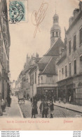 21) BEAUNE - RUE DE LORRAINE ET EGLISE DE LA CHARITE - (TRES ANIMEE) - Beaune