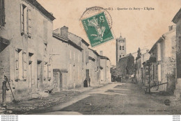 H10-82) DONZAC (TARN ET GARONNE) QUARTIER DU BERRY - L ' EGLISE   (ANIMEE - 2 SCANS)  - Autres & Non Classés