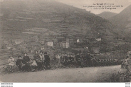 12) LE TRUEL (AVEYRON) VUE GENERALE PRISE DU GRAND TOURNANT DE LA ROUTE DE LA ROMIGUIERE - (GROUPE D'ENFANTS - 2 SCANS - Autres & Non Classés