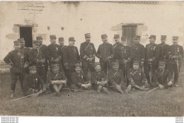 47) MARMANDE - CARTE PHOTO BALISTAI - MILITAIRES DU 130° REGIMENT D'INFANTERIE TERRITORIAL SUR KEPI ET COL - (3 SCANS)   - Marmande