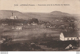 H4- 88) ANOULD (VOSGES)  PANORAMA PRIS DE LA ROCHE DU  SPHINX -  (2 SCANS) - Anould