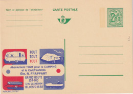 Belgio INTERO POSTALE NUOVO PUBLIBEL  Figurato ROULOTTE CARAVAN - Autos