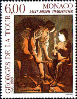 Monaco Poste N** Yv:1910 Mi:2153 Georges De La Tour St Joseph Charpentier (Dent 1 Peu Courte) - Neufs
