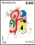 Monaco Poste N** Yv:1909 Mi:2152 Juan Miro Litographie Sans Titre - Unused Stamps