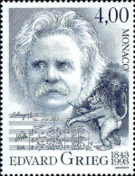 Monaco Poste N** Yv:1908 Mi:2151 Edvard Grieg Compositeur - Neufs