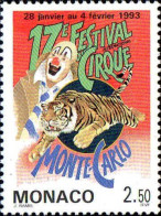 Monaco Poste N** Yv:1854 Mi:2099 Clown & Tigre - Neufs