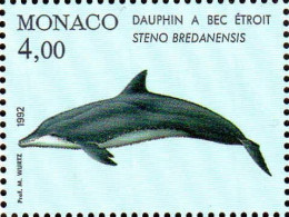 Monaco Poste N** Yv:1821 Mi:2058 Dauphin à Bec étroit Steno Bredanensis - Neufs