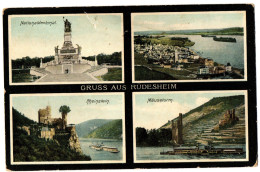 1.12.42 GERMANY, GRUSS AUS RUDESHEIM, POSTCARD - Ruedesheim A. Rh.