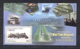 Hong Kong 1998- Closure Of Kaj Tak Airport M/Sheet - Nuevos