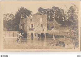 I22- 40) LA BASTIDE D'ARMAGNAC (LANDES) CARTE PHOTO - MOULIN - (2 SCANS) - Other & Unclassified