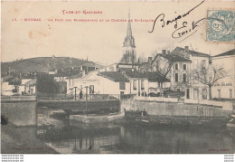 I20- 82) MOISSAC - LE PONT DES MARRONNIERS ET LE CLOCHER DE ST JACQUES  - Moissac