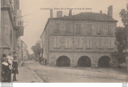 I20-82) DUNES (TARN ET GARONNE)  PLACE DE LA MAIRIE ET RUE DU BARRY  - (ANIMEE - 2 SCANS) - Autres & Non Classés