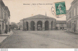 I20- 31)  RIEUMES (HAUTE GARONNE) HALLE ET PLACE DU JARDINAGE - (ANIMÉE - PERSONNAGES - VILLAGEOIS) - Altri & Non Classificati