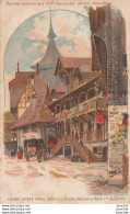 75) PARIS - 1900 - VILLAGE SUISSE - (LA POSTE) MAISON DE WALD CANTON  DE ZURICH  - ( ILLUSTRATION - 2 SCANS) - Tentoonstellingen