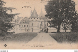 I18- 41) LOIR ET CHER -  LE CHATEAU DE CHAUMONT PRIS DE LA GRANDE ALLEE  - (2 SCANS) - Autres & Non Classés