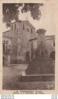 I17-82) CASTELSAGRAT (TARN ET GARONNE) L'EGLISE ET LE MONUMENT AUX MORTS - (2 SCANS) - Autres & Non Classés