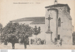 I16- 82) CAZES MONDENARD (TARN ET GARONNE)  L'EGLISE - (TRES ANIMEE - VILLAGEOIS - 2 SCANS) - Autres & Non Classés