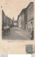I14- 82) BEAUMONT DE LOMAGNE (TARN ET GARONNE) RUE DESPEYROUS  - (ANIMEE - OBLITERATION DE 1904 - 2 SCANS) - Beaumont De Lomagne