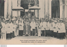 I13- THAÏLANDE -  NOCES D'ARGENT SACERDOTALES D'UN PRETRE SIAMOIS - (TRES ANIMEE - 2 SCANS) - Thaïland