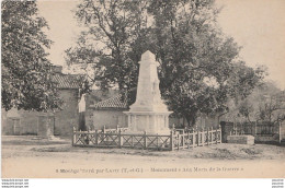  I13- 82) MONTGAILLARD PAR LAVIT (TARN ET GARONNE)  MONUMENT " AUX MORTS DE LA GUERRE " - (2 SCANS) - Autres & Non Classés