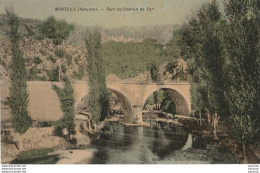 I8 - 12) MONTEILS (AVEYRON) PONT CHEMIN DE FER - (2 SCANS) - Autres & Non Classés