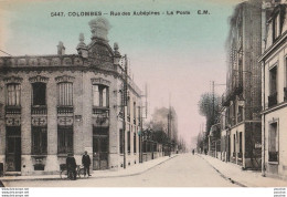 I7-92) COLOMBES - RUE DES AUBEPINES - LA POSTE  - (ANIMEE -  2 SCANS) - Colombes
