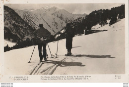 I6- REPUBLICA D'ANDORRA - PLATEAU DE SORTENY 2125 M. - (ANIMEE - PERSONNAGES - SKIEURS - 2 SCANS) - Andorre