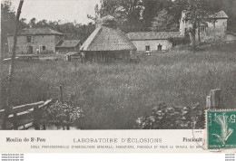 MOULIN DE SAINT-PAU LABORATOIRE D'ECLOSIONS PISCICULTURE ECOLE D'AGRICULTURE FORESTIERE PISCICOLE TRAVAIL DU BOIS PECHE  - Otros & Sin Clasificación