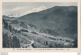 I5-74) AU COL DES ARAVIS (HAUTE SAVOIE) LES LACETS DE LA GIETTAZ ET LE MONT BLANC - 2 SCANS)  - Autres & Non Classés