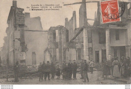 I1-47) MIRAMONT (LOT ET GARONNE) INCENDIE DU 3 DECEMBRE 1906 DES MAISONS LEGER ET LABORDE  - (TRES ANIMEE) - Otros & Sin Clasificación