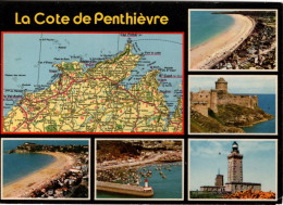 LA COTE DE PENTHIEVRE - La Plage De St-Cast, Le Fort La Latte Les Phares Du Cap Fréhel - Autres & Non Classés