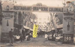 MARSEILLE (Bouches-du-Rhône) - Café-Restaurant-Brasserie Exposition Coloniale - Carte-Photo, Voyagé 1906 (2 Scans) - Exposiciones Coloniales 1906 - 1922